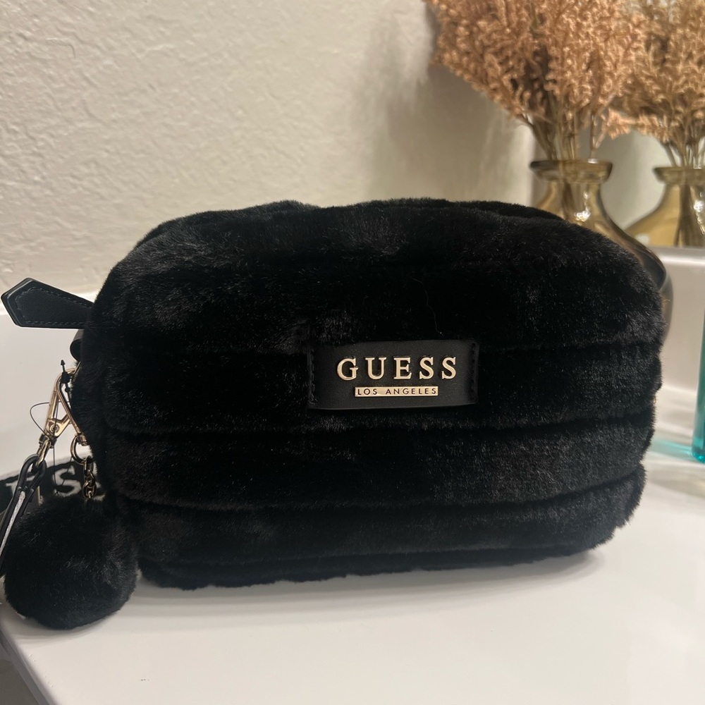 Guess Black Liddie Camera Crossbody Bag